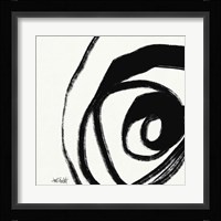 Black and White Abstract III Framed Print
