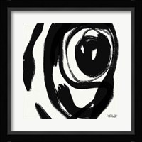Black and White Abstract I Framed Print