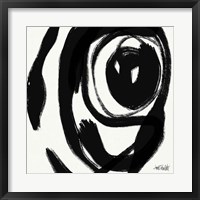 Black and White Abstract I Framed Print