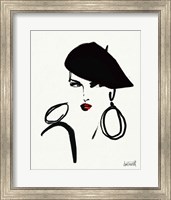 Beret and Scarf I Fine Art Print