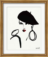 Beret and Scarf I Fine Art Print