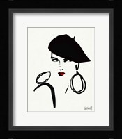 Beret and Scarf I Fine Art Print