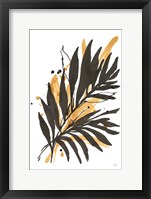Amber Palm II Framed Print