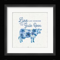 Country Cottage Field V Flowers Fine Art Print