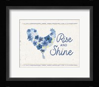 Country Cottage Field VIII Flowers Framed Print