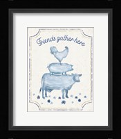 Country Cottage Field Xx Framed Print