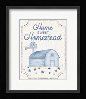 Country Cottage Field XXI Wash Framed Print