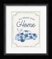 Country Cottage Field XXII Flowers Framed Print