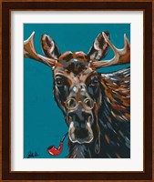 Spy Animals II-Mystery Moose Fine Art Print