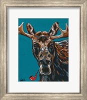 Spy Animals II-Mystery Moose Fine Art Print