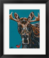 Spy Animals II-Mystery Moose Fine Art Print