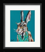 Spy Animals III-Riddler Rabbit Framed Print