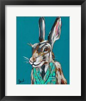 Spy Animals III-Riddler Rabbit Framed Print