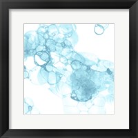 Bubble Square Aqua IV Fine Art Print