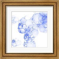 Bubble Square Blue I Fine Art Print