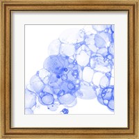 Bubble Square Blue II Fine Art Print