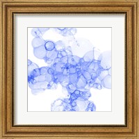 Bubble Square Blue III Fine Art Print