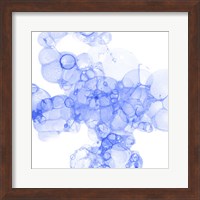 Bubble Square Blue III Fine Art Print
