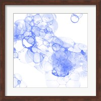 Bubble Square Blue IV Fine Art Print