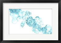 Bubblescape Aqua II Framed Print