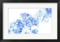 Bubblescape Blue I Fine Art Print