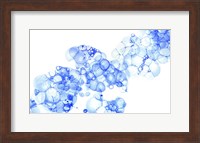 Bubblescape Blue I Fine Art Print