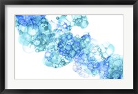 Bubblescape Aqua & Blue I Fine Art Print