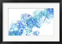 Bubblescape Aqua & Blue II Fine Art Print