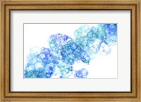 Bubblescape Aqua & Blue II Fine Art Print