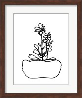 Hand Sketch Flowerpot II Fine Art Print