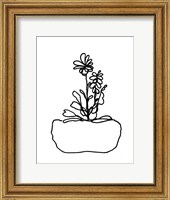 Hand Sketch Flowerpot II Fine Art Print