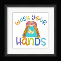 Bathroom Gnomes II Framed Print