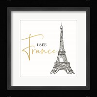 Bath Art VI-I See France Framed Print
