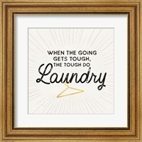 Laundry Art V-Going gets Tough Fine Art Print