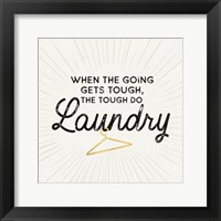 Laundry Art V-Going gets Tough Fine Art Print