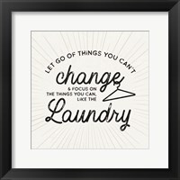 Laundry Art VII-Things can't Change Fine Art Print
