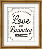 Laundry Art portrait II-Love & Laundry Fine Art Print