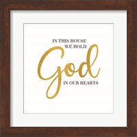 Religious Art II-God in Hearts Fine Art Print