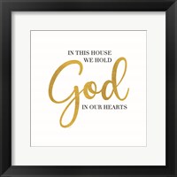Religious Art II-God in Hearts Fine Art Print