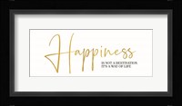 Sentiment Art panel III-Happiness Fine Art Print