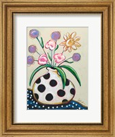 Pop Florals II-Dots Fine Art Print