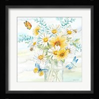 Daisy Days III clean Framed Print
