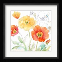 Happy Poppies IV Framed Print