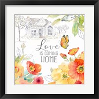 Happy Poppies V Framed Print