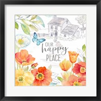 Happy Poppies VI Framed Print