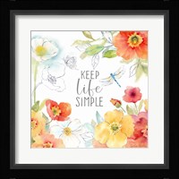 Happy Poppies VII Framed Print