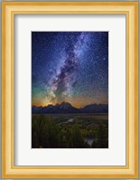 Ansel Night Tetons Fine Art Print