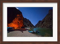 Moonlight Camp Colorado River Fine Art Print