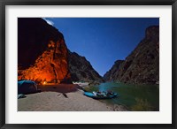 Moonlight Camp Colorado River Fine Art Print