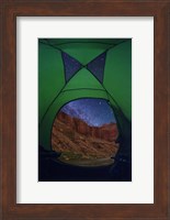 Grand Canyon Stars Thru Tent Fine Art Print